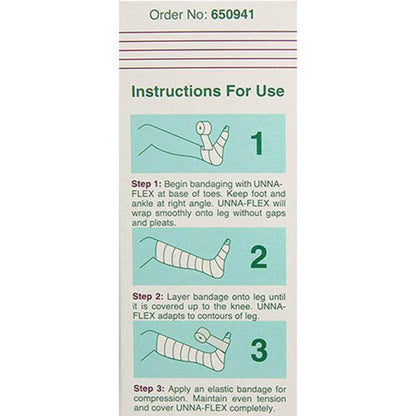 Unna-Flex® Unna Boot Stretch Zinc Oxide 4 Inch X 10 Yard (218141_EA)