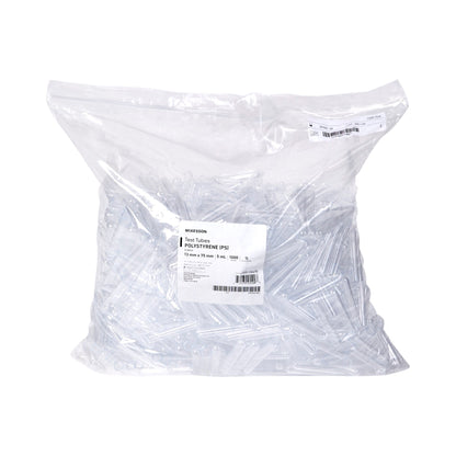 McKesson Test Tube Plain 5 mL Without Closure Polystyrene Tube (1175263_CS)
