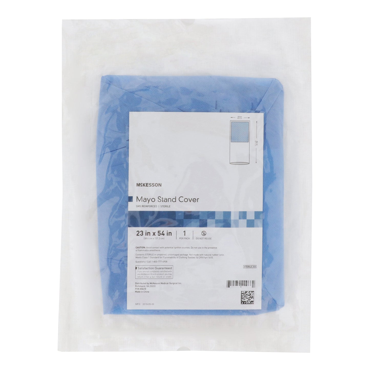 McKesson Mayo Stand Cover 23 X 54 Inch For Mayo Stand (1130797_PK)