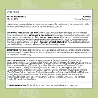 Kanjo Topical Pain Relief 5% Strength Menthol Topical Gel 4.2 oz. (1236439_EA)