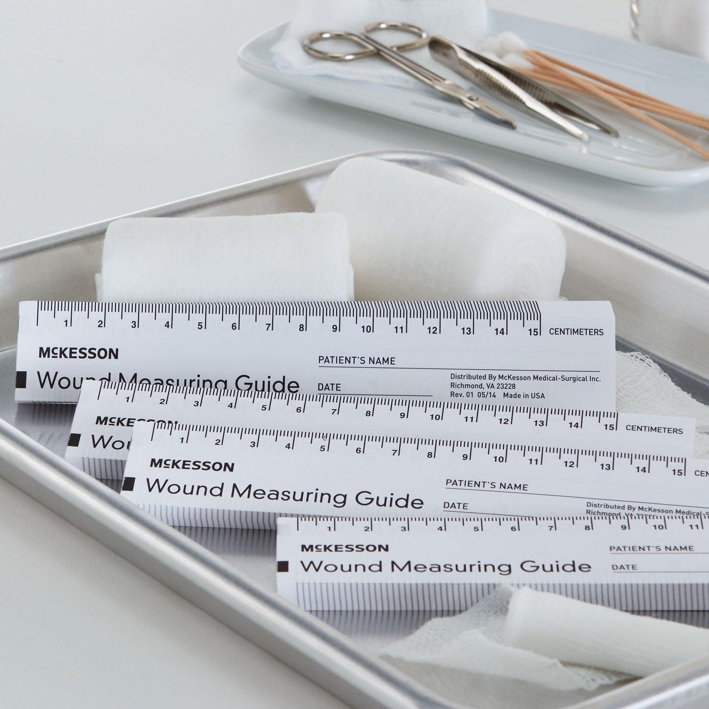McKesson Wound Measuring Guide 6 Inch Length Paper NonSterile (871649_CS)