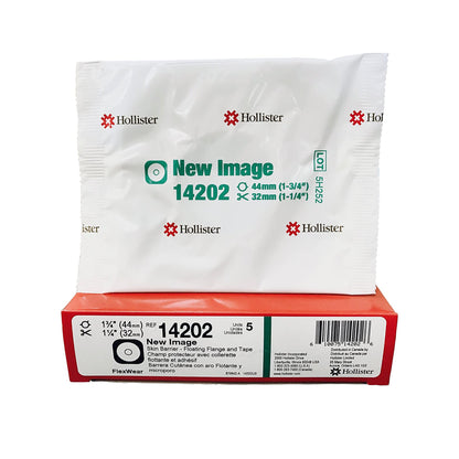 New Image™ Flextend™ Ostomy Barrier Trim to Fit, Standard Wear Adhesive Tape 44 mm Flange Green Code System Hydrocolloid Up to 1-1/4 Inch Opening (474630_EA)