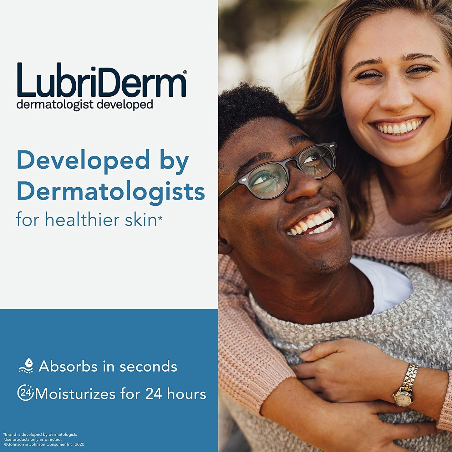 Lubriderm® Daily Moisture Hand and Body Moisturizer 16 oz. Pump Bottle Unscented Lotion (1228791_EA)