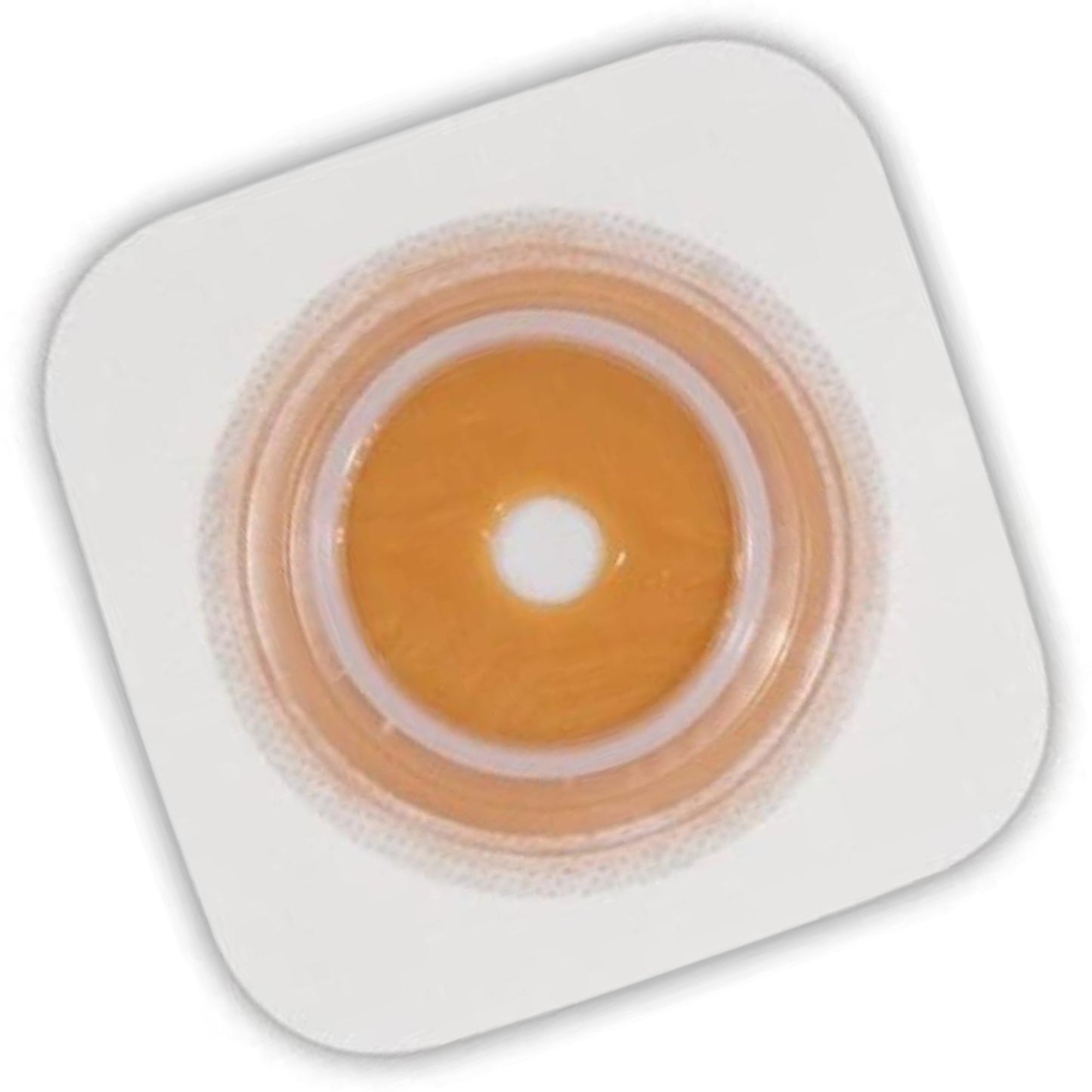 Sur-Fit Natura® Ostomy Barrier Trim to Fit, Standard Wear Stomahesive® Adhesive 38 mm Flange Sur-Fit® Natura® System Hydrocolloid Up to 7/8 Inch Opening 4 X 4 Inch (325405_BX)