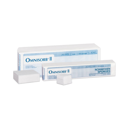 Omnisorb® Nonwoven Sponge 4 X 4 Inch 4-Ply NonSterile 200 per Pack (303395_BG)