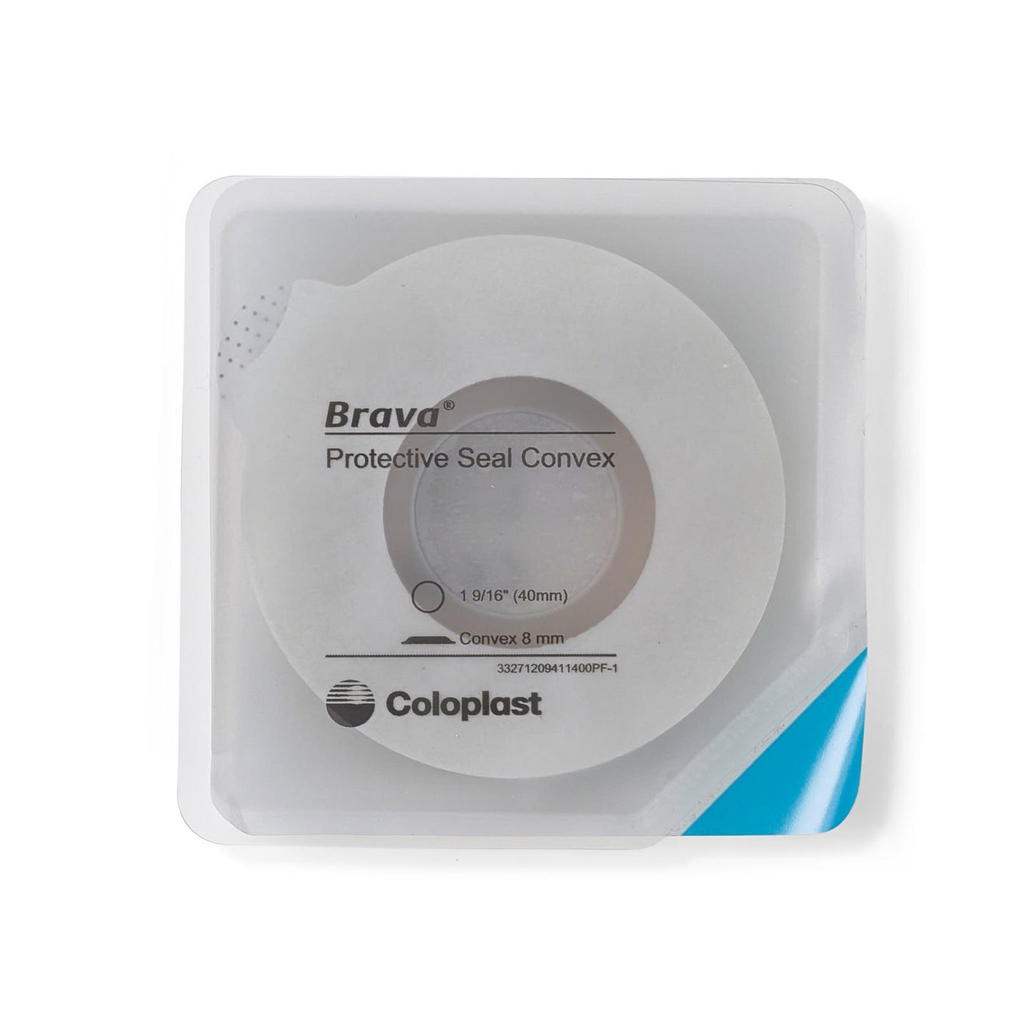 Brava® Ostomy Seal Convex, Starter Hole 1-9/16 Inch (40mm) (1194629_BX)