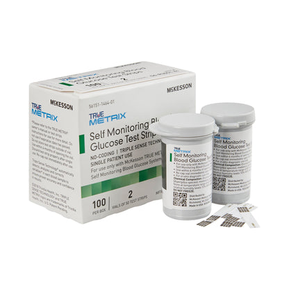McKesson TRUE METRIX® Blood Glucose Test Strips 100 Strips per Pack (960299_CS)