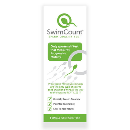 SwimCount® Sexual Health Test Kit Sperm Quality Test 24 Tests CLIA Waived (1233553_KT)