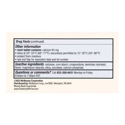 Foster & Thrive™ Gas Relief 80 mg Strength Chewable Tablet 100 Tablets (1238927_BT)