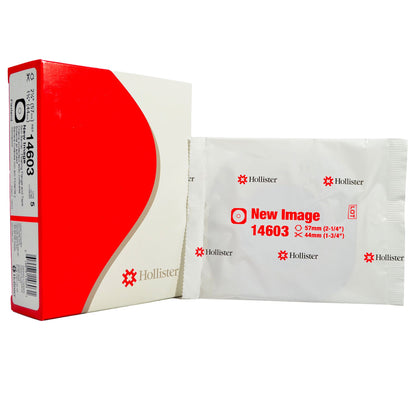 New Image™ Flextend™ Ostomy Barrier Trim to Fit, Extended Wear Adhesive Tape 57 mm Flange Red Code System Hydrocolloid Up to 1-3/4 Inch Opening (466326_BX)