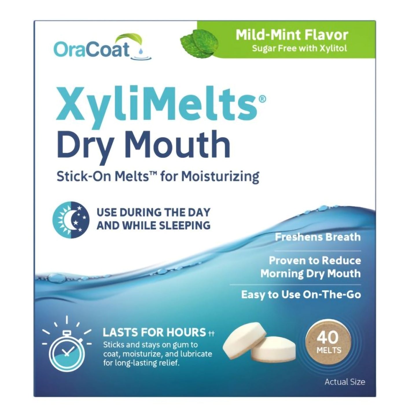 XyliMelts® Mouth Moisturizer 40 per Pack Melt (787780_CT)