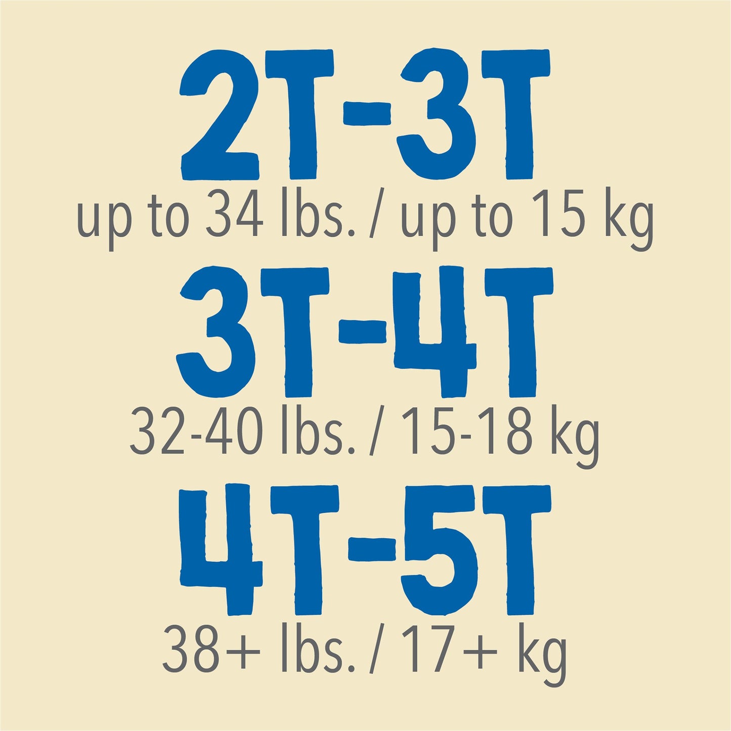 Cutie Pants® Male Toddler Training Pants Size 3T to 4T Disposable Heavy Absorbency (831577_BG)
