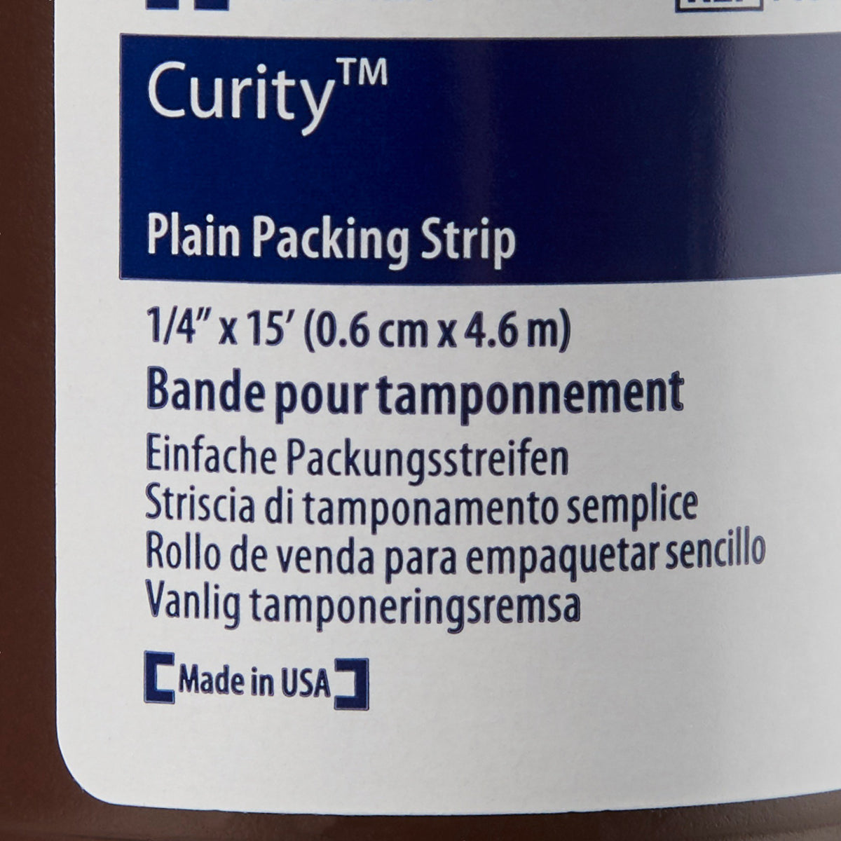 Bound Packing Type Curity™ Wound Packing Strip Non-impregnated 1/4 Inch X 5 Yard Sterile ...