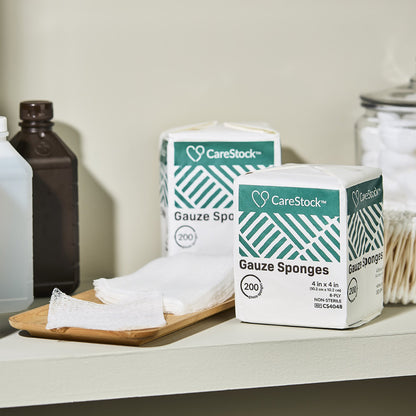 CareStock™ Gauze Sponge 4 X 4 Inch 8-Ply NonSterile 200 per Pack (1242200_CS)