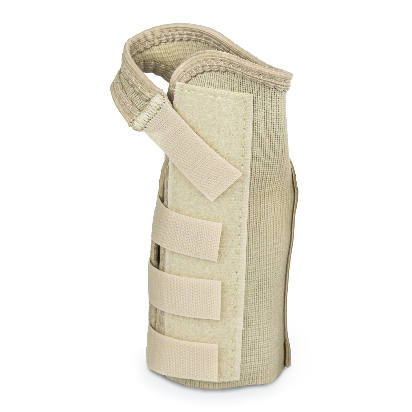 McKesson Wrist Brace Low Profile / Contoured / Wraparound Aluminum / Cotton / Elastic Right Hand Beige Small (1159153_EA)