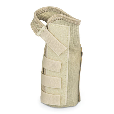 McKesson Wrist Brace Low Profile / Contoured / Wraparound Aluminum / Cotton / Elastic Right Hand Beige Small (1159153_EA)