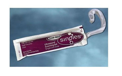 Clear Image Singles® Ultrasound Gel High Viscosity 28 Gram Packet NonSterile (883437_CS)