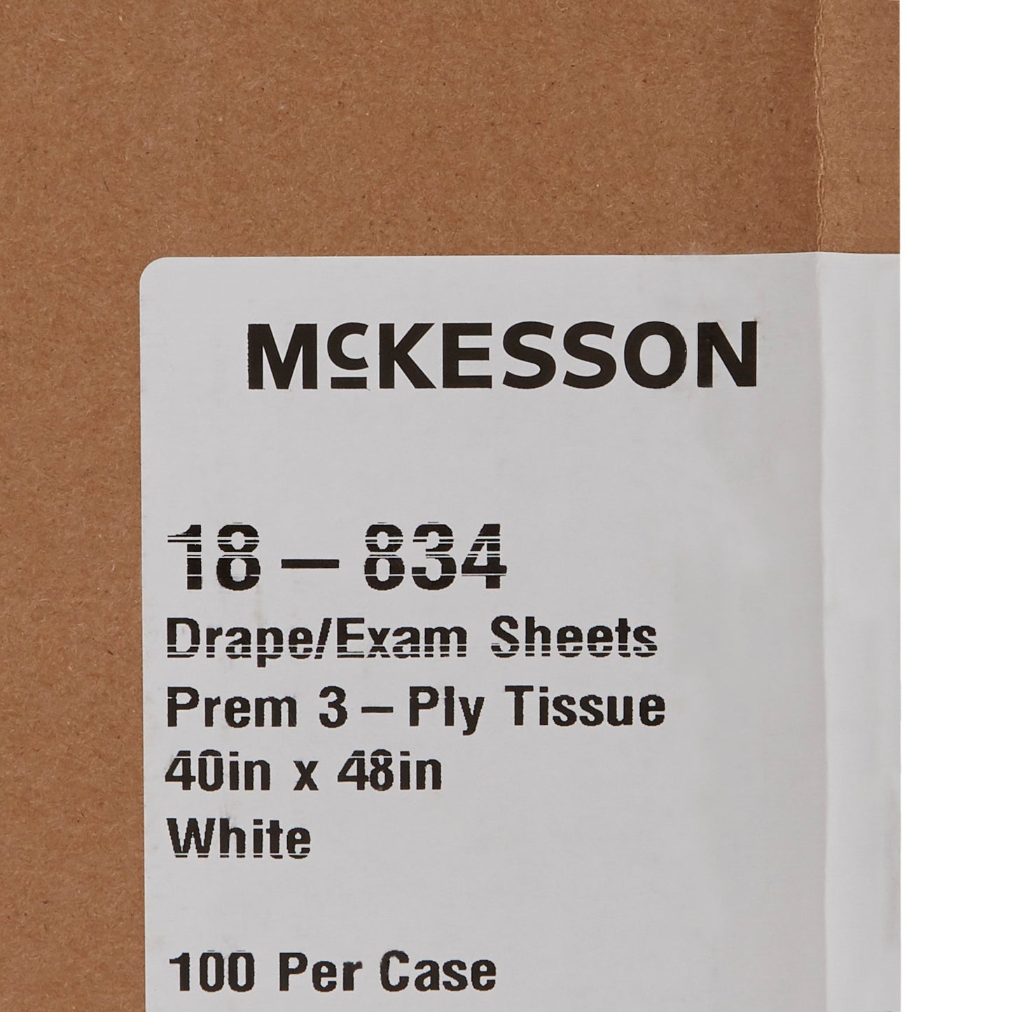 McKesson General Purpose Drape Physical Exam Drape 40 W X 48 L Inch NonSterile (146456_CS)