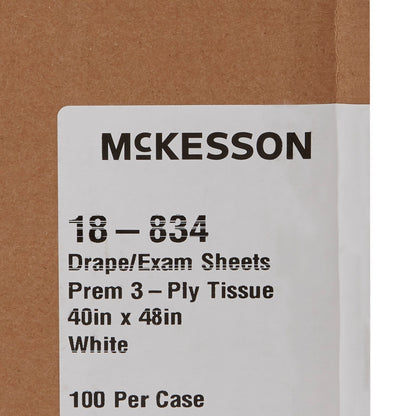 McKesson General Purpose Drape Physical Exam Drape 40 W X 48 L Inch NonSterile (146456_CS)