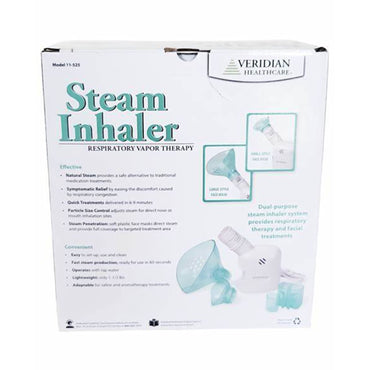 Veridian Healthcare Steam Inhaler Distilled Water Adult / Pediatric (1246877_CS)