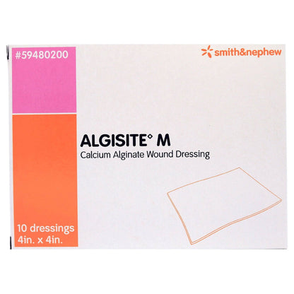 AlgiSite M Alginate Dressing 4 X 4 Inch Square (372316_BX)