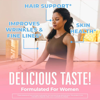 Mary Ruth's® Women's Multivitamin + Hair Growth Liposomal Multivitamin Supplement Vitamin A / D / E / Biotin 500 mcg - 25 mcg - 7 mg - 10,000 mcg Strength Liquid 15.22 oz. Peach Flavor (1271767_EA)
