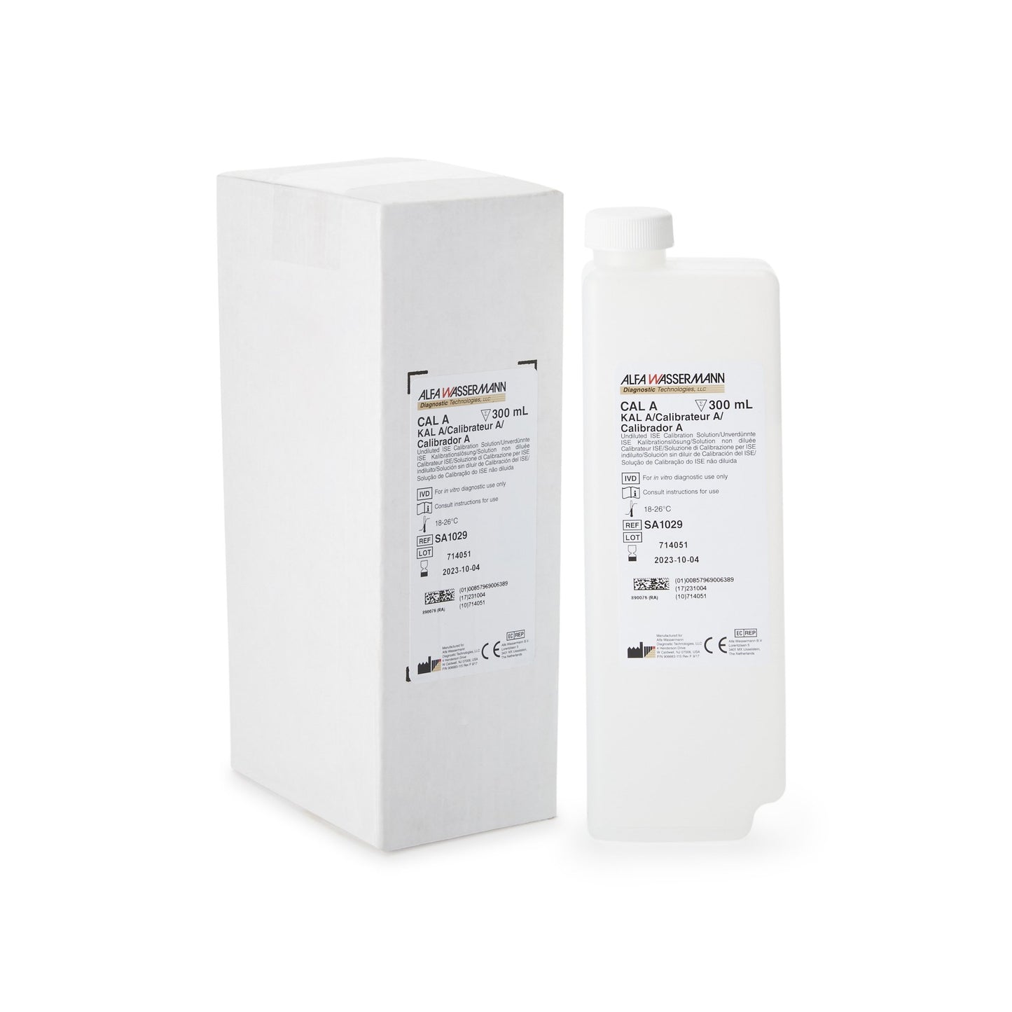 ACE® Calibrator CAL A 3 X 300 mL For ACE ISE Analyzers (315182_EA)