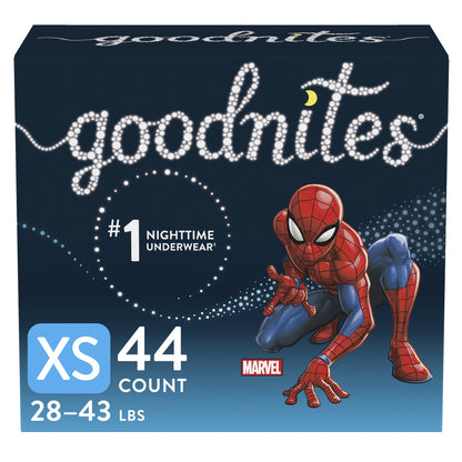 GoodNites® Male Youth Absorbent Underwear Pull On with Tear Away Seams X-Small Disposable Heavy Absorbency (1074568_CS)