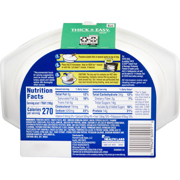 Thick & Easy® Purees Thickened Food 7 oz. Tray Italian Style Beef Lasagna Flavor Puree IDDSI Level 2 Mildly Thick (797224_CS)
