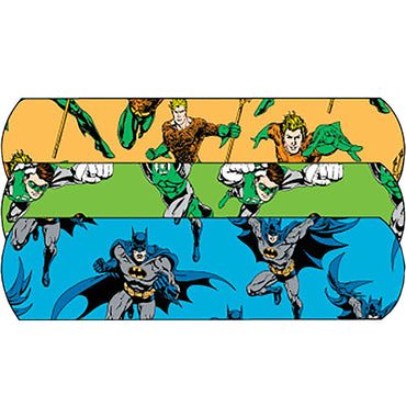 American® White Cross Stat Strip® Adhesive Strip 3/4 X 3 Inch Plastic Rectangle Kid Design (Batman / Green Lantern / Aquaman) Sterile (928132_BX)