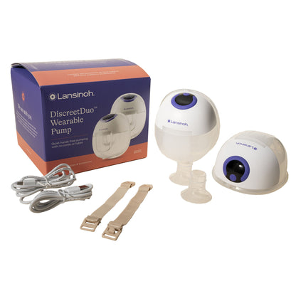 Lansinoh® DiscreetDuo™ Hands Free Double Electric Breast Pump Lansinoh® DiscreetDuo™ (1244518_EA)