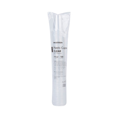 McKesson Drinking Cup 9 oz. Clear Polypropylene Disposable (1127771_CS)