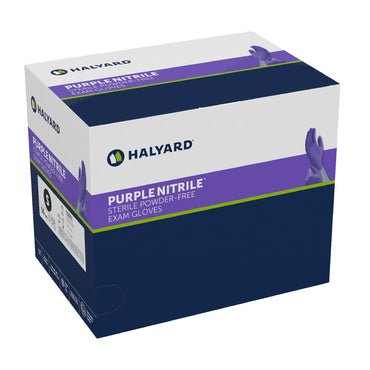 Purple Nitrile® Exam Glove Small Sterile Pair Nitrile Standard Cuff Length Textured Fingertips Purple Not Rated (407602_CS)