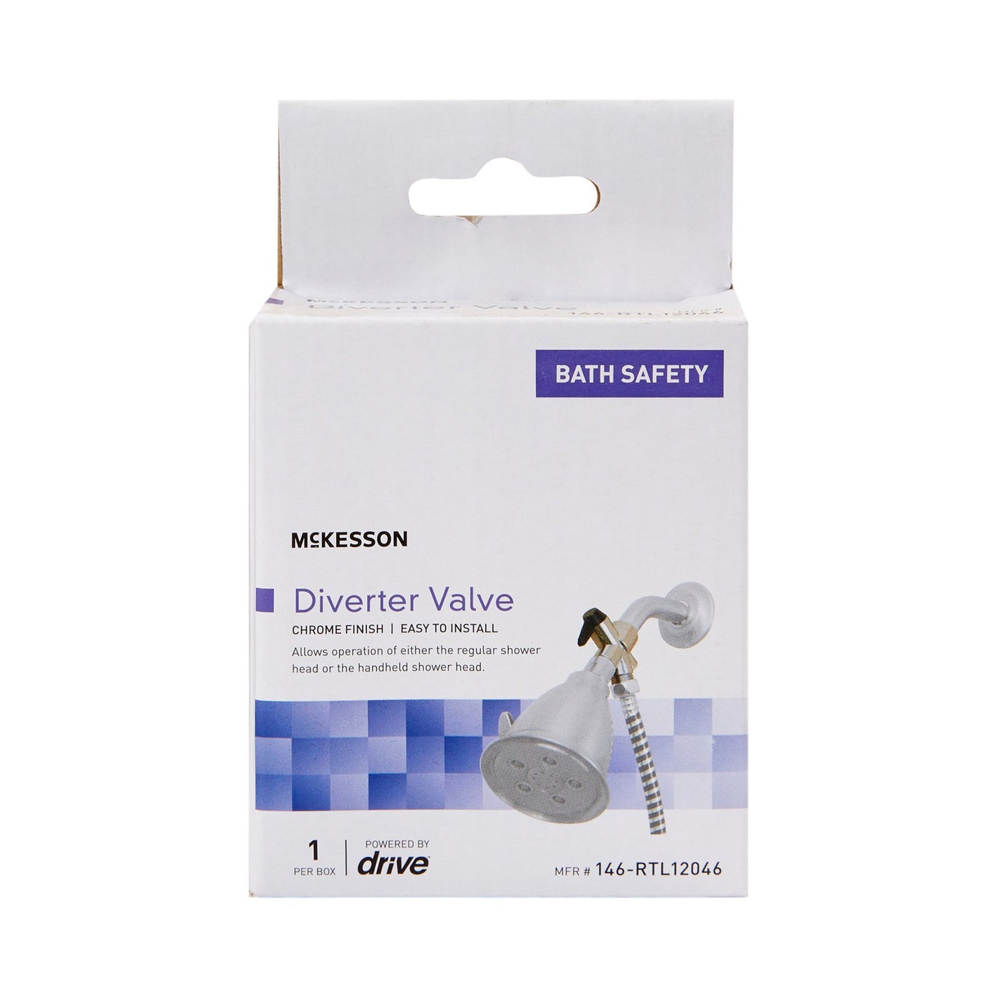 McKesson Diverter Valve For Handheld Shower Spray or Shower Massager (1103374_CS)
