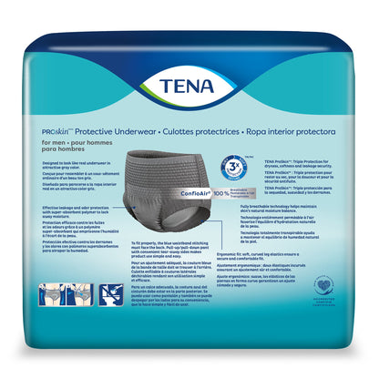 TENA® ProSkin™ Male Adult Absorbent Underwear Pull On with Tear Away Seams X-Large Disposable Moderate Absorbency (1135412_CS)