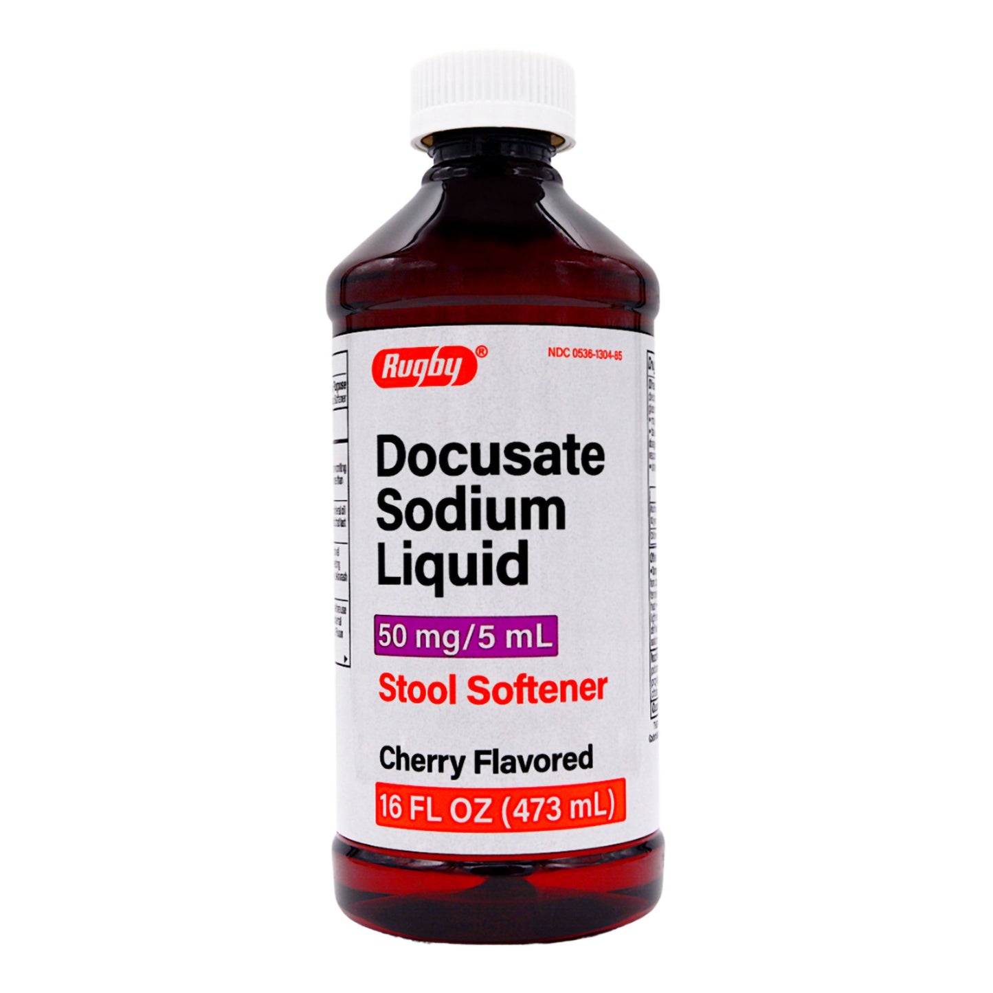 Major Pharmaceuticals Stool Softener Cherry Flavor Liquid 16 oz. 50 mg / 5 mL Strength Docusate Sodium (1181884_EA)