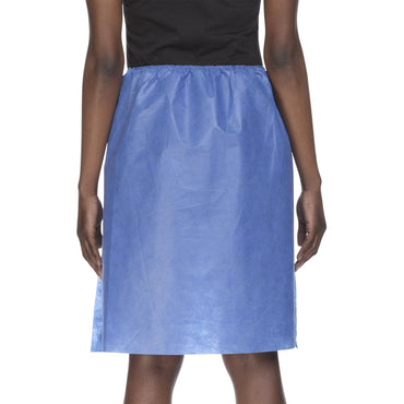 FlexFit® Exam Cover-Up Blue One Size Fits Most Open Sides Elastic Band Female Disposable (415048_CS)