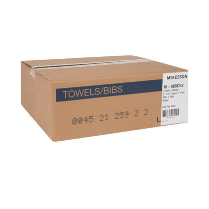 McKesson Procedure Towel 13 W X 18 L Inch White NonSterile (770003_CS)