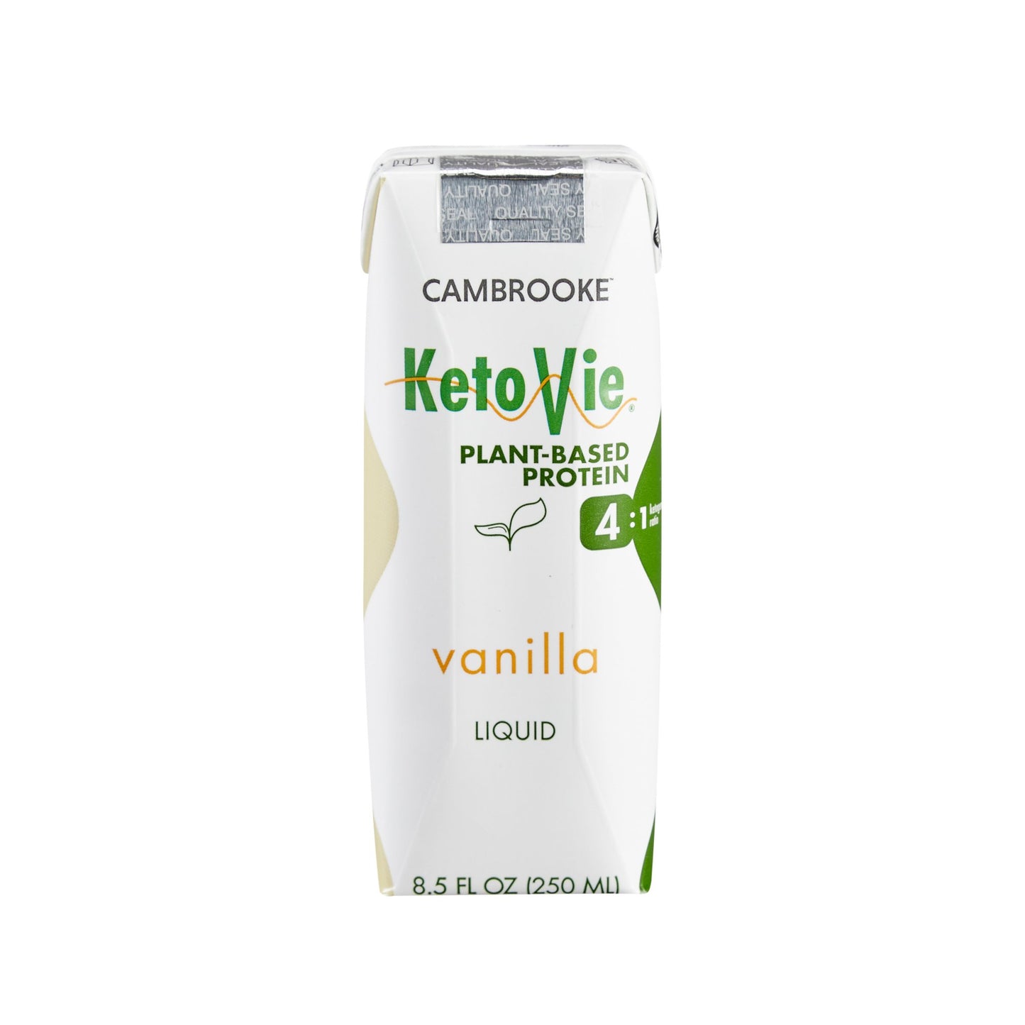 KetoVie® 4:1 Plant-Based Protein Oral Supplement Vanilla Flavor Liquid 8.5 oz. Carton (1205114_EA)