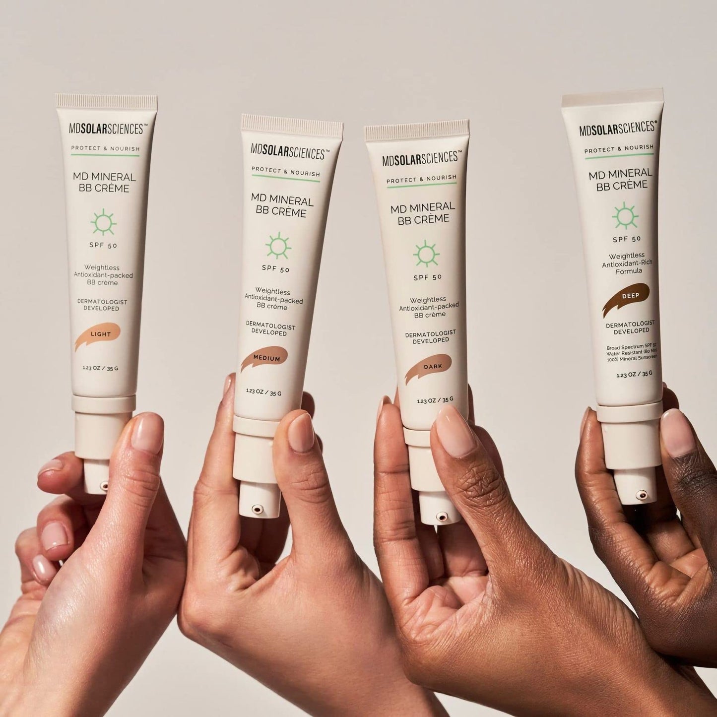 MDSolarsciences™ MD Mineral BB Crème Makeup with Sunscreen SPF 50 Cream 1.23 oz. Tube (1230947_CS)