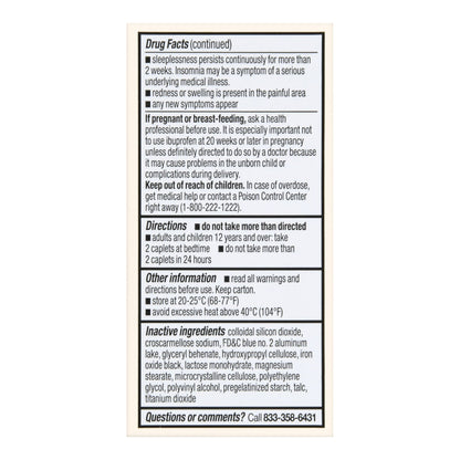 Foster & Thrive™ Nightime Pain / Allergy Relief 200 mg - 38 mg Strength Ibuprofen / Diphenhydramine Capsule 40 per Bottle (1238989_BT)