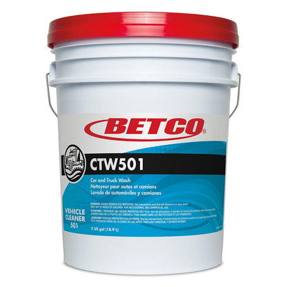 Betco CTW501 Car and Truck Wash, Lemon Scent, 5 gal Pail (BET5010500)