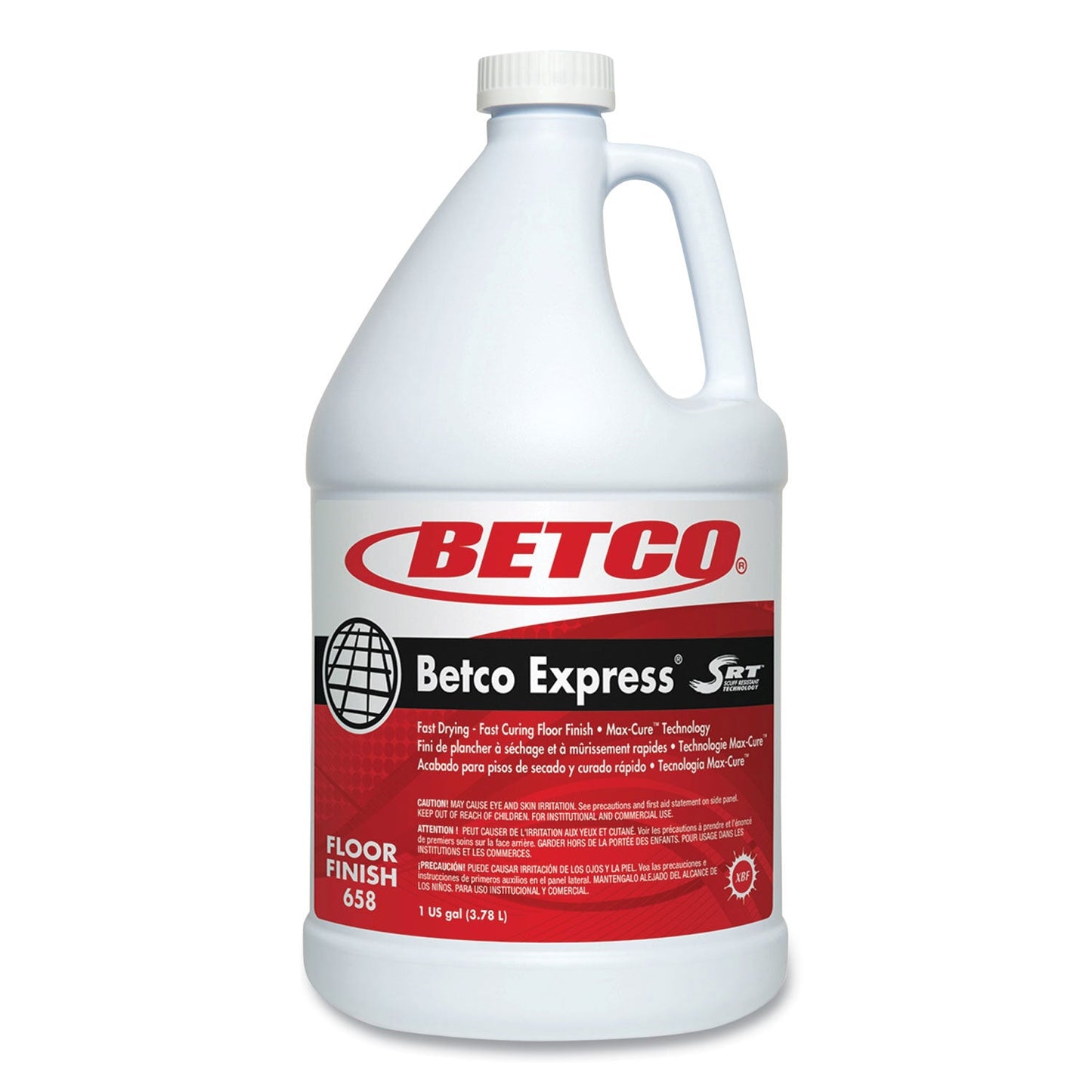 Betco Express Floor Finish with SRT, 1 gal Bottle, 4/Carton (BET6580400)