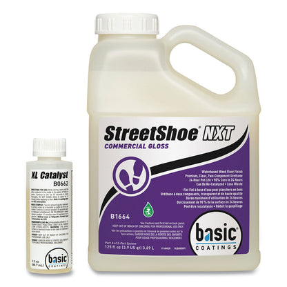 Betco StreetShoe NXT Wood Floor Finish. 1 gal Bottle, 4/Carton (BET16644312)