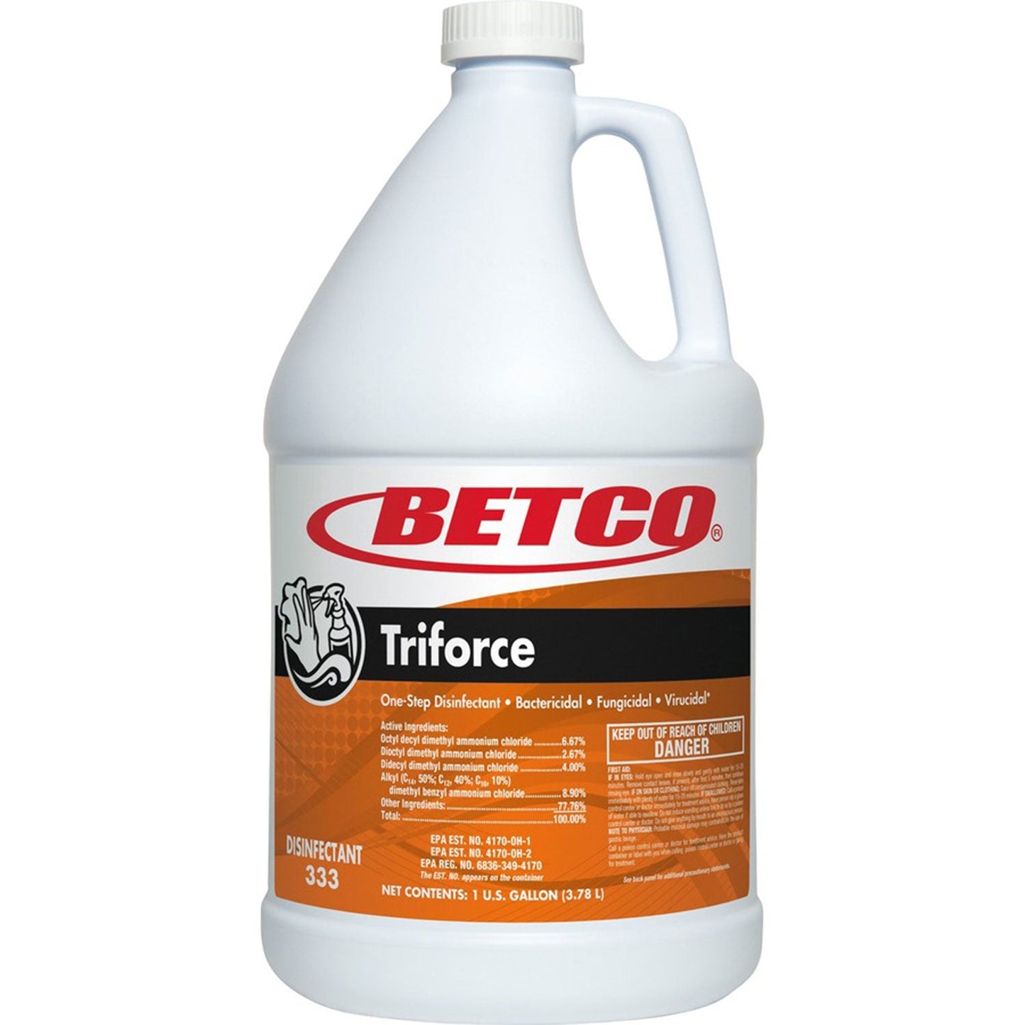 betco-triforce-disinfectant-concentrate-128-fl-oz-4-quart-fresh-scent-1-each-orange-num-bet3330400_1