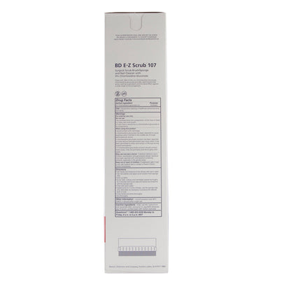 BD E-Z Scrub™ Impregnated Scrub Brush Polyethylene Bristles / Sponge Red (436489_BX)