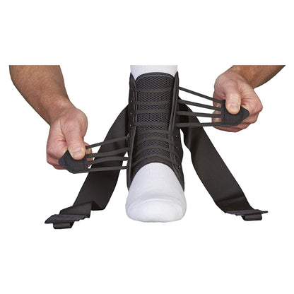 ASO® Speed Lacer Ankle Brace Small Lace-Up / Hook and Loop Strap Closure Foot (636481_EA)