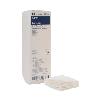 Curity™ Cellulose Filled Nonwoven Sponge 4 X 4 Inch 4-Ply NonSterile 100 per Pack (9957_BG)