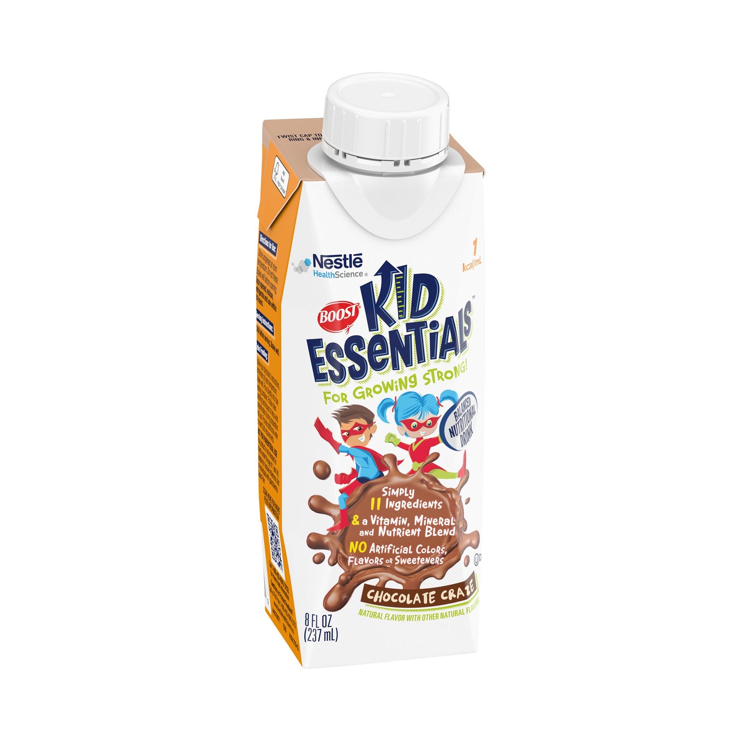 Boost® Kid Essentials™ 1.0 Pediatric Oral Supplement Chocolate Craze Flavor 8 oz. Carton Liquid Vitamins / Minerals (1178506_EA)