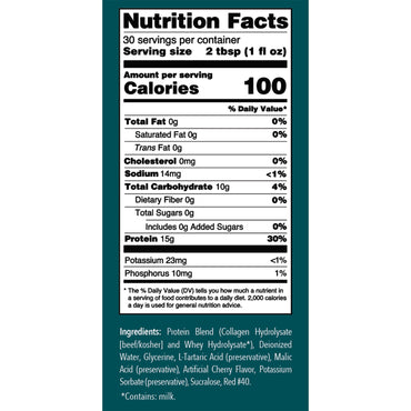 ProHeal™ Oral Supplement Cherry Splash Flavor Liquid 30 oz. Bottle (956934_CS)